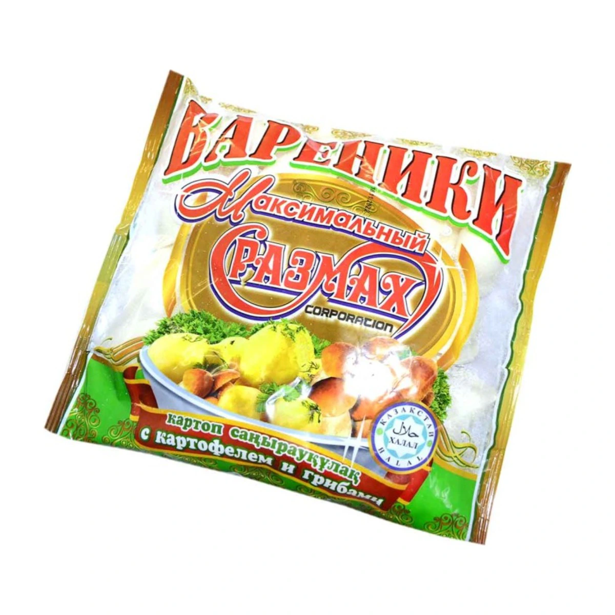 Вареники с картофелем и грибами 0,4кг (1/20)