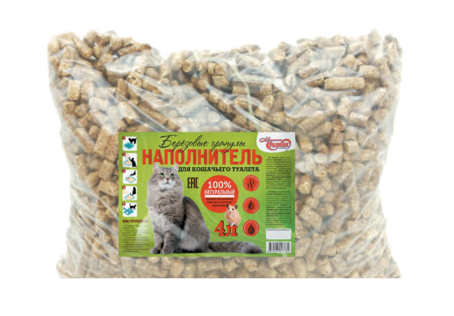 Кошачий наполнитель "Барсик"(Эконом)4л