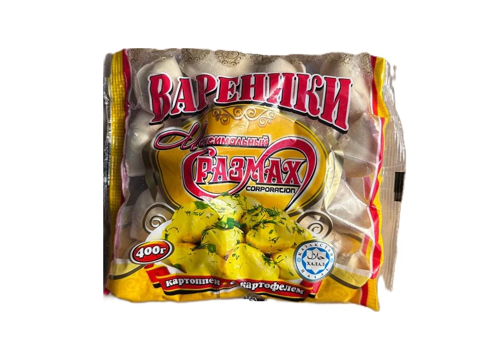 Вареники с картофелем 0,4кг МР(1/25)