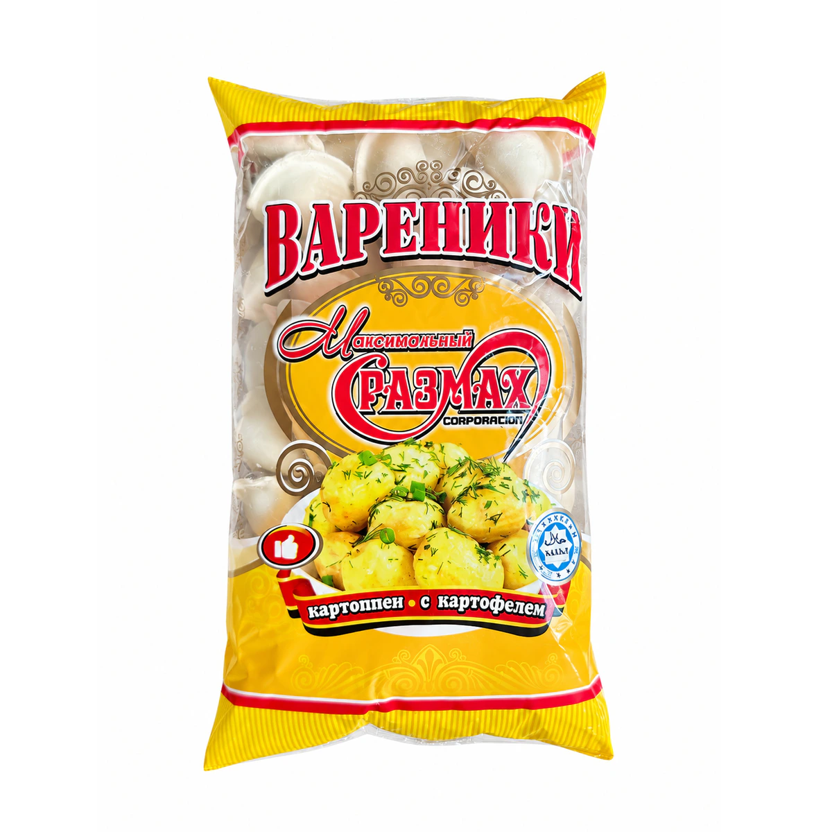 Вареники с картофелем 1кг