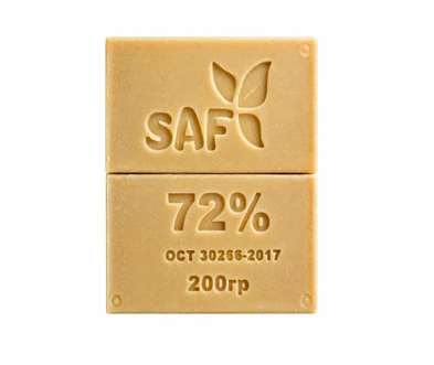 ХОЗЯЙСТВЕННОЕ МЫЛО SAF 72% 200гр