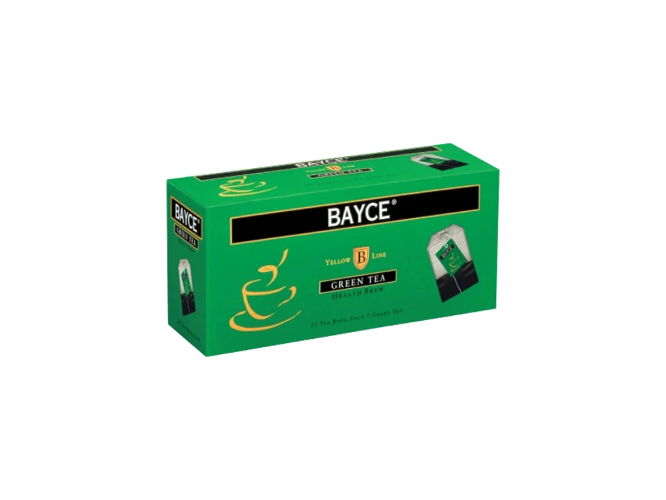 BAYCE GREEN TEA BAGS 25X2 GR (ZARFSIZ) (БАЙДЖИ ЗЕЛЕНЫЙ ПАКЕТ 25*2 ГР)