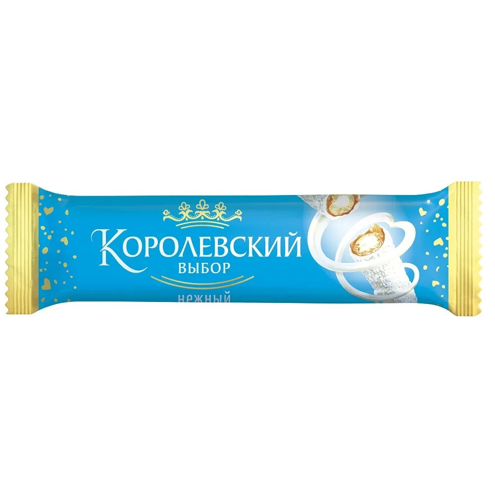 КОРОЛЕВСКИЙ ВЫБОР® Десерт глазированный с кокосом вал 2,5 кг