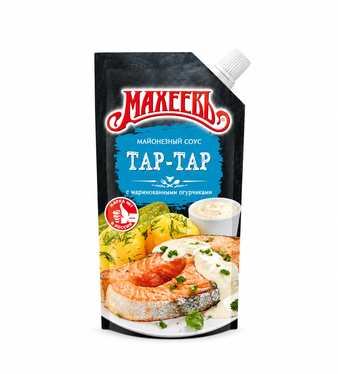 Майонезный соус Махеевъ "Тар-Тар" 25% жирн. ДОЙ-ПАК с дозатором 200 г