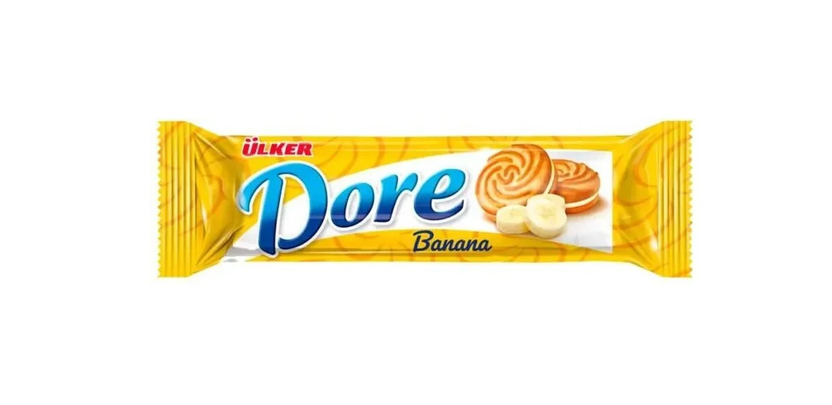 Dore Banana 73gx1x24,sandwich biscuits with cream,50452-00