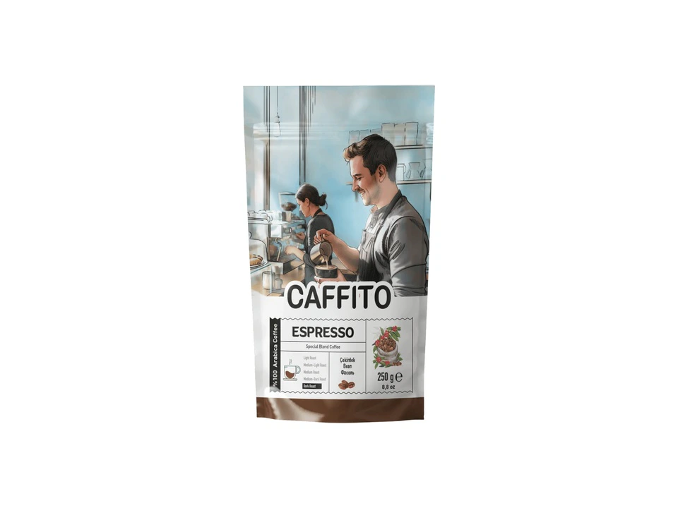 BETA CAFFITO KAVRULMUS KAHVE ESPRESSO 250 GR (КОФЕ БЕТА КАФФИТО В ЗЕРНАХ