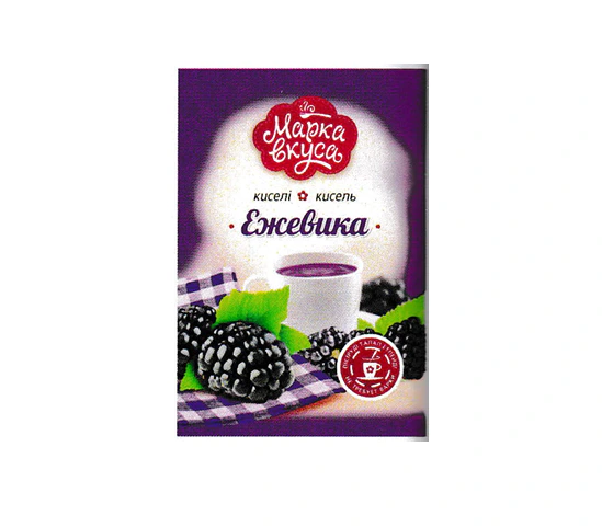 "Марка Вкуса" Кисель ежевичный 90 гр 60 шт