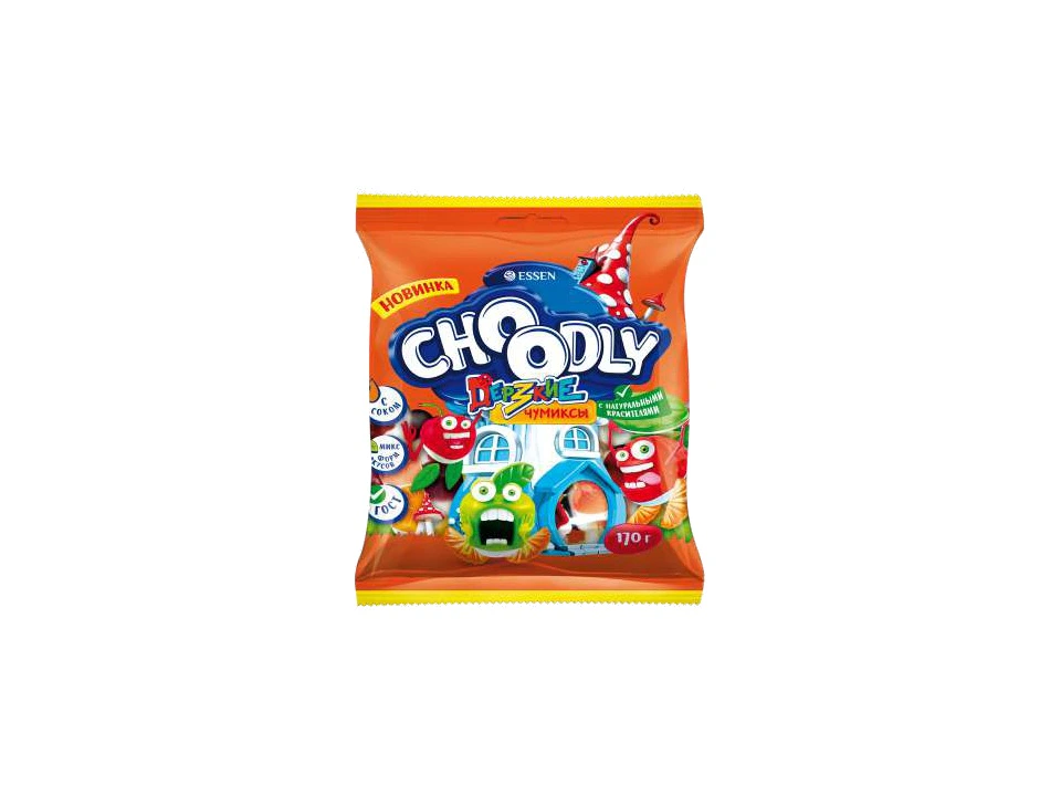 CHOODLY®ДЕРЗКИЕ ЧУМИКСЫ® Мармелад жевательный Пакет 170 г