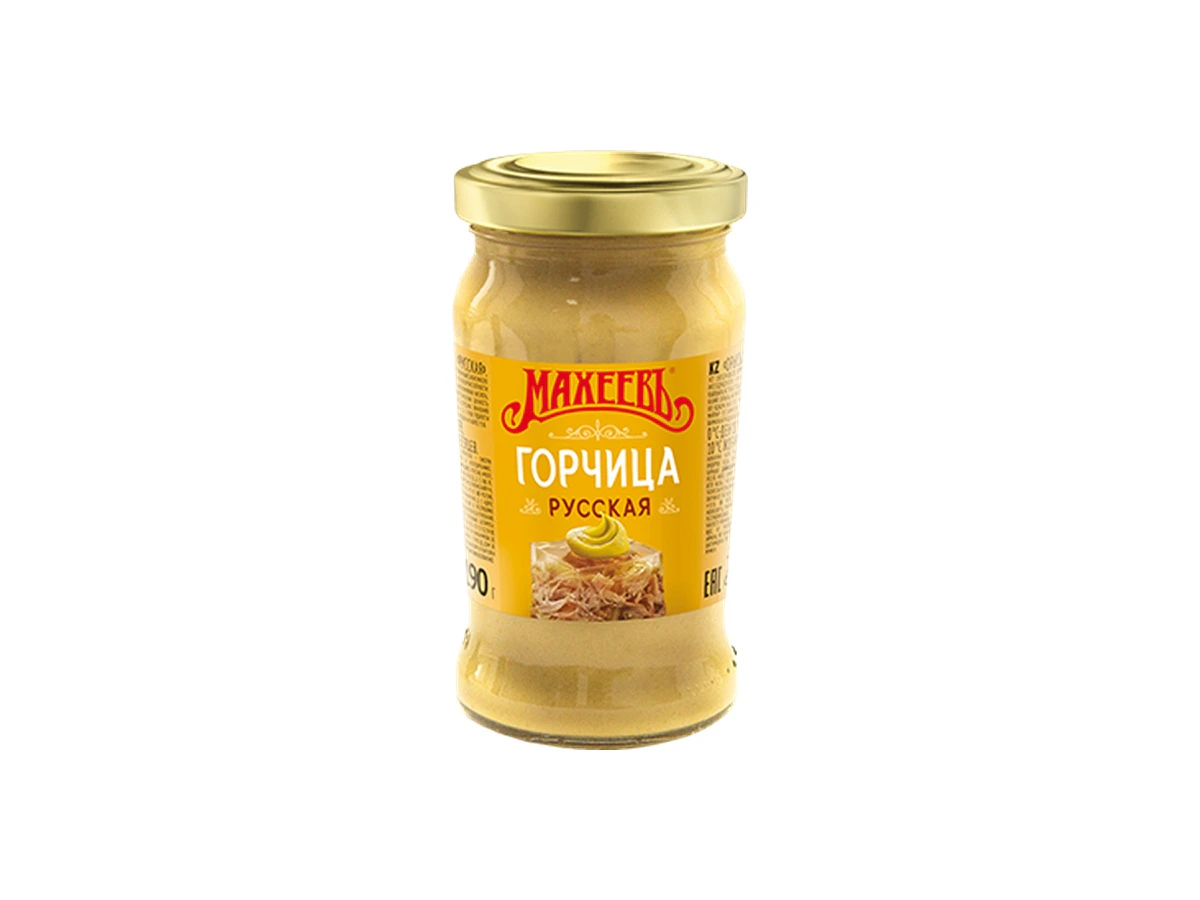 Горчица готовая "Русская" Махеевъ с/банка ТВИСТ 190 г
