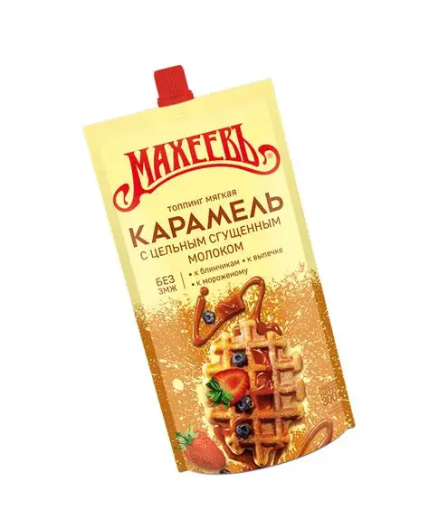 Топпинг "Мягкая Карамель" Махеевъ ДОЙ-ПАК с дозатором 300 г
