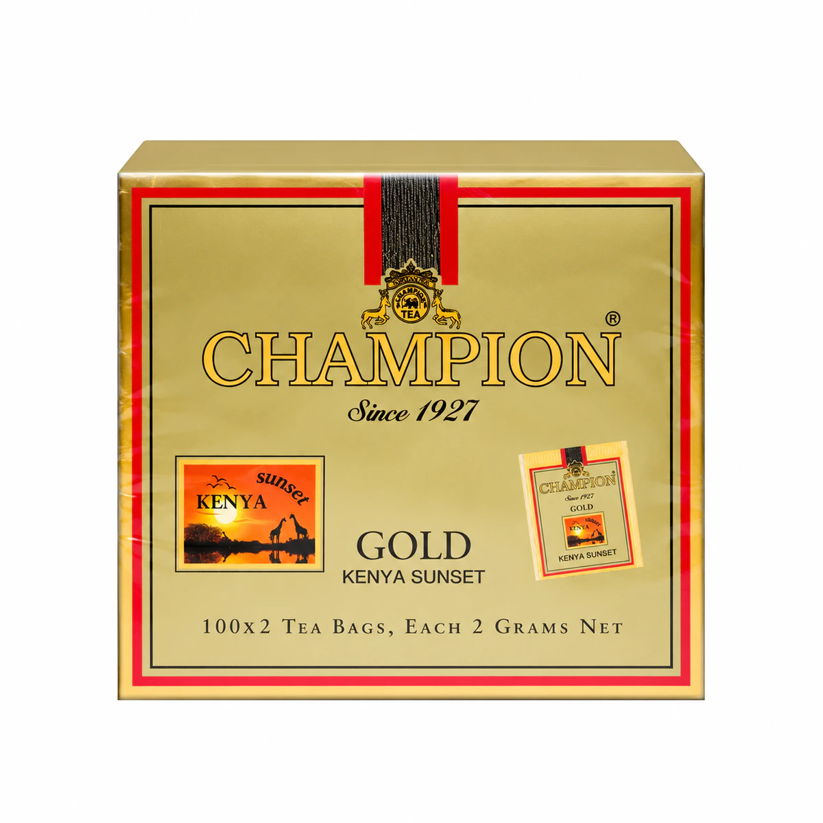 CHAMPION SUNSET TEA BAGS 100*2 GR (Чай ЧЕМПИОН САНСЕТ/черный/пакет-й/ (100*2)