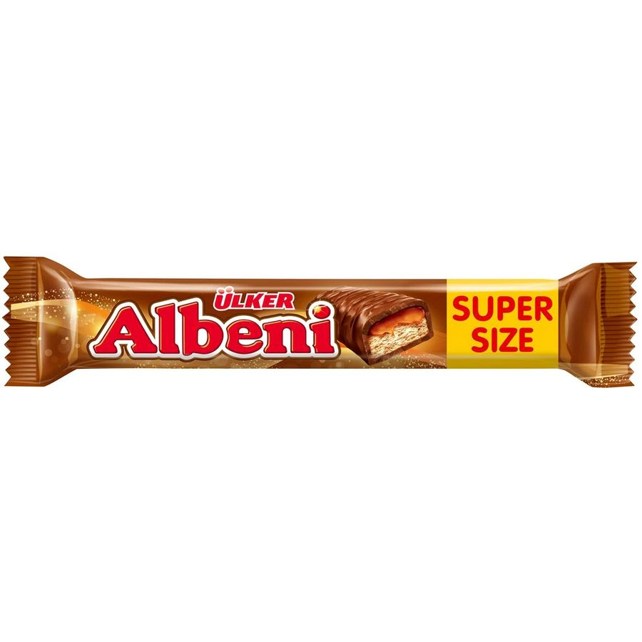 Печенье "Albeni" super с карам. покр. в мол. шок. 55гр. 1*24*6 ULKER 00355-00