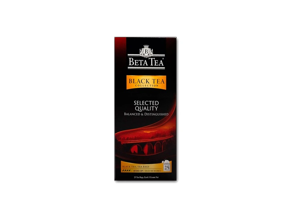 BETA S.Q. TEA BAGS 25X2 GR (БЕТА S.Q. ПАКЕТИРОВАННЫЙ 25*2 ГР)