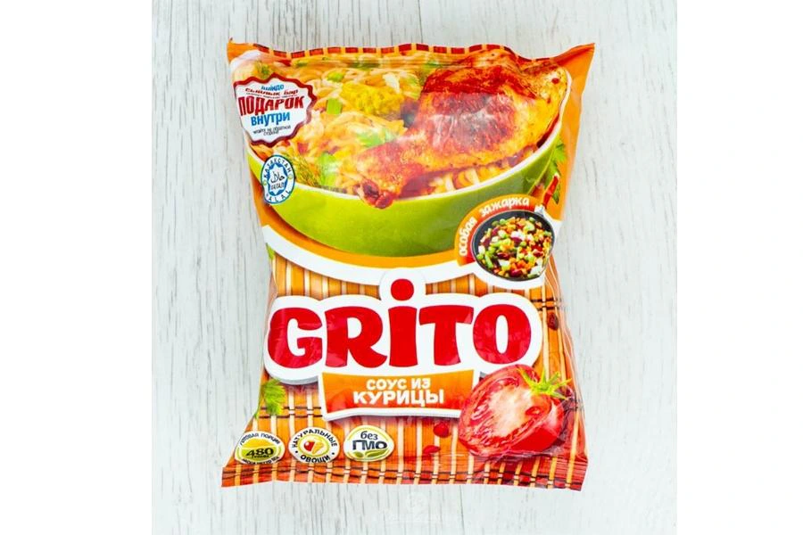"Grito" лапша,пакет,соус из курицы 80гр/30шт