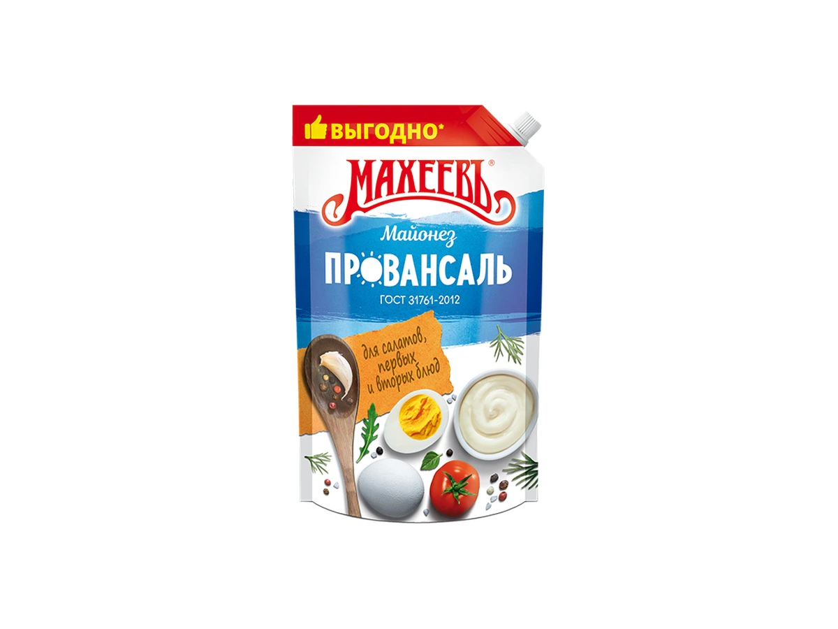 Майонез Махеевъ "Провансаль" 50,5% жирн. ДОЙ-ПАК с дозатором 770 г