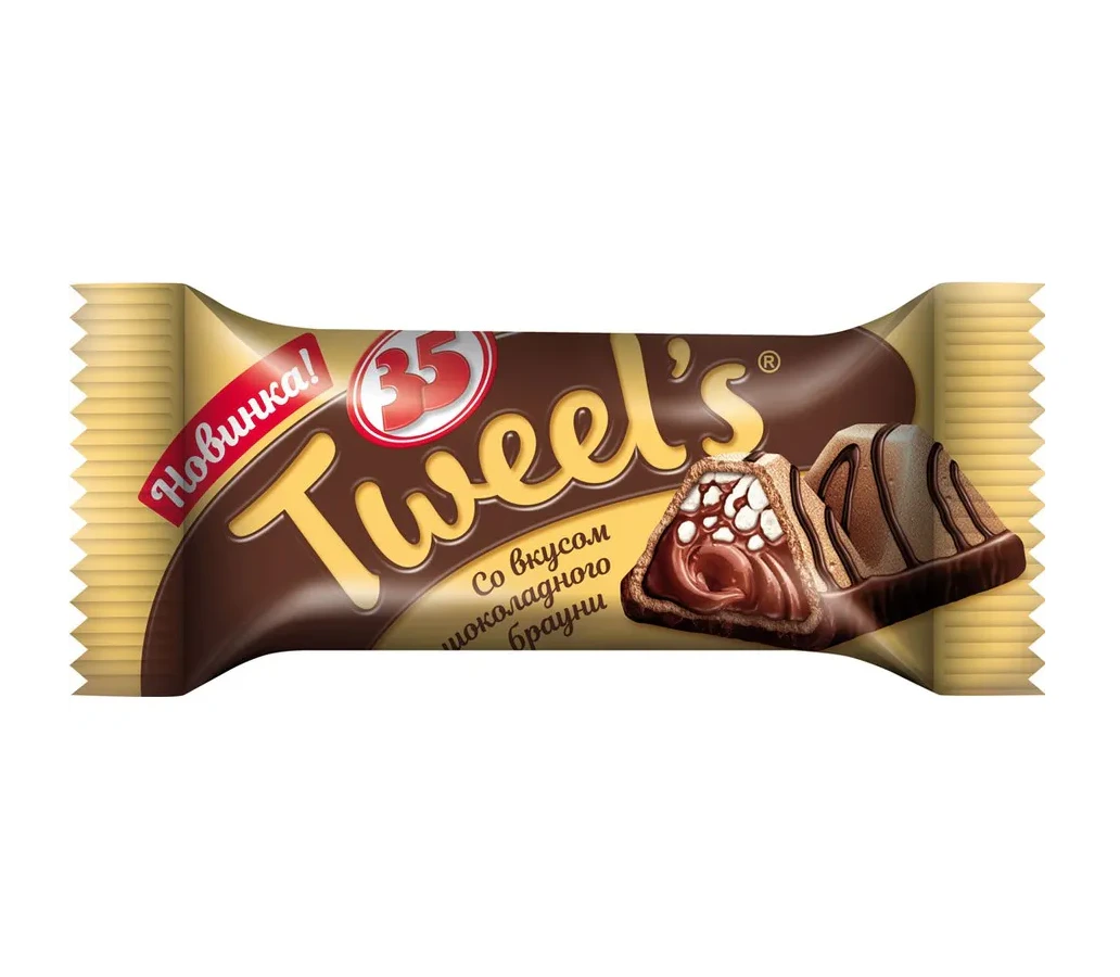 Конфеты "35 TWEEL'S" со вкусом шоколадного брауни