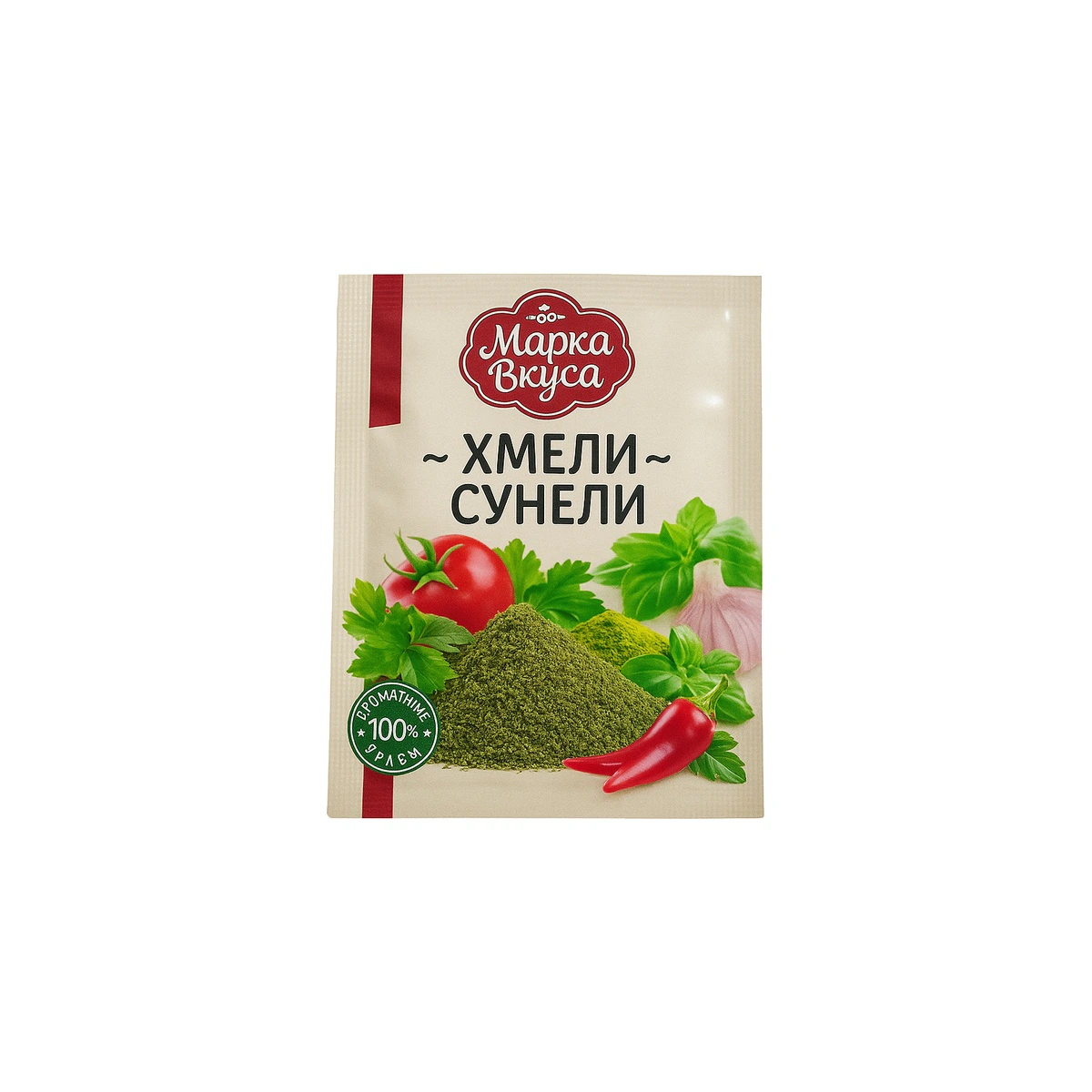 "Марка Вкуса" Хмели-сунели, приправа 15 гр. по 100 шт. в ящ