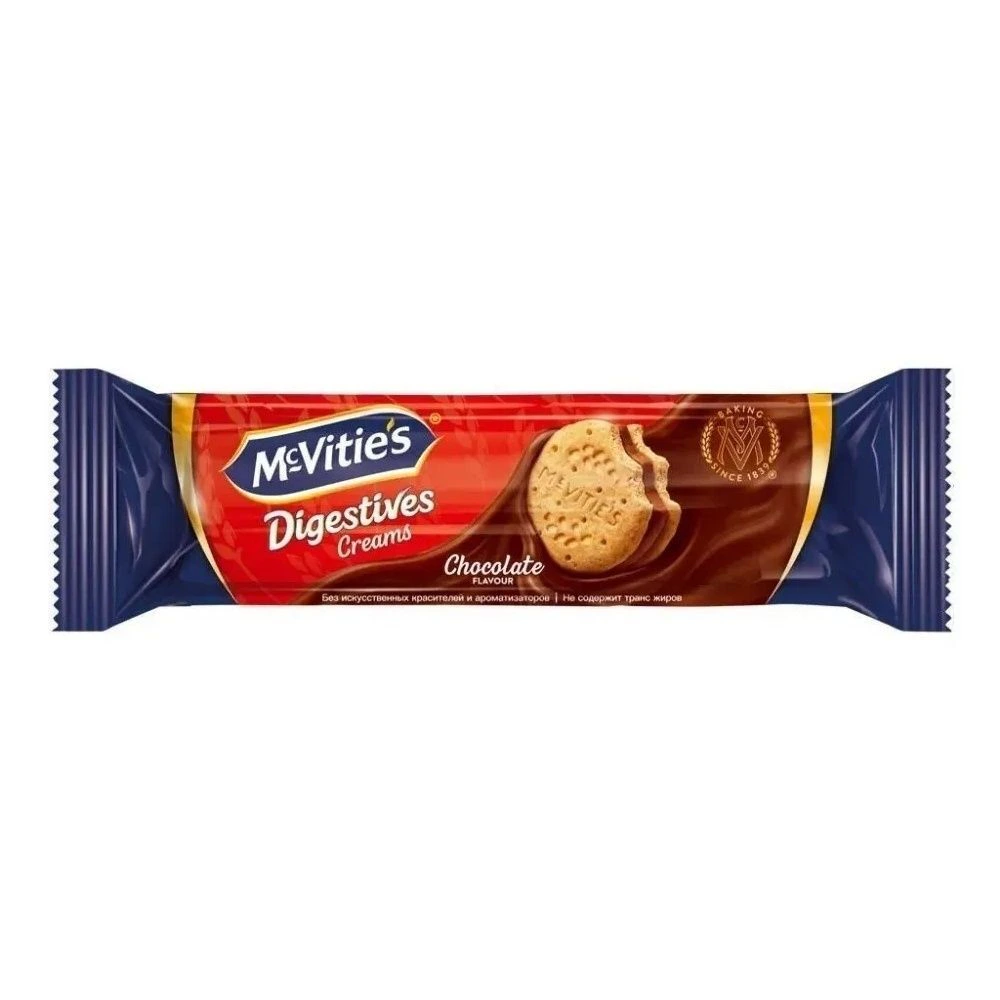Mcvities Digestive Biscuil wit.h Chocolate Cream 90grx18x1,50310-12