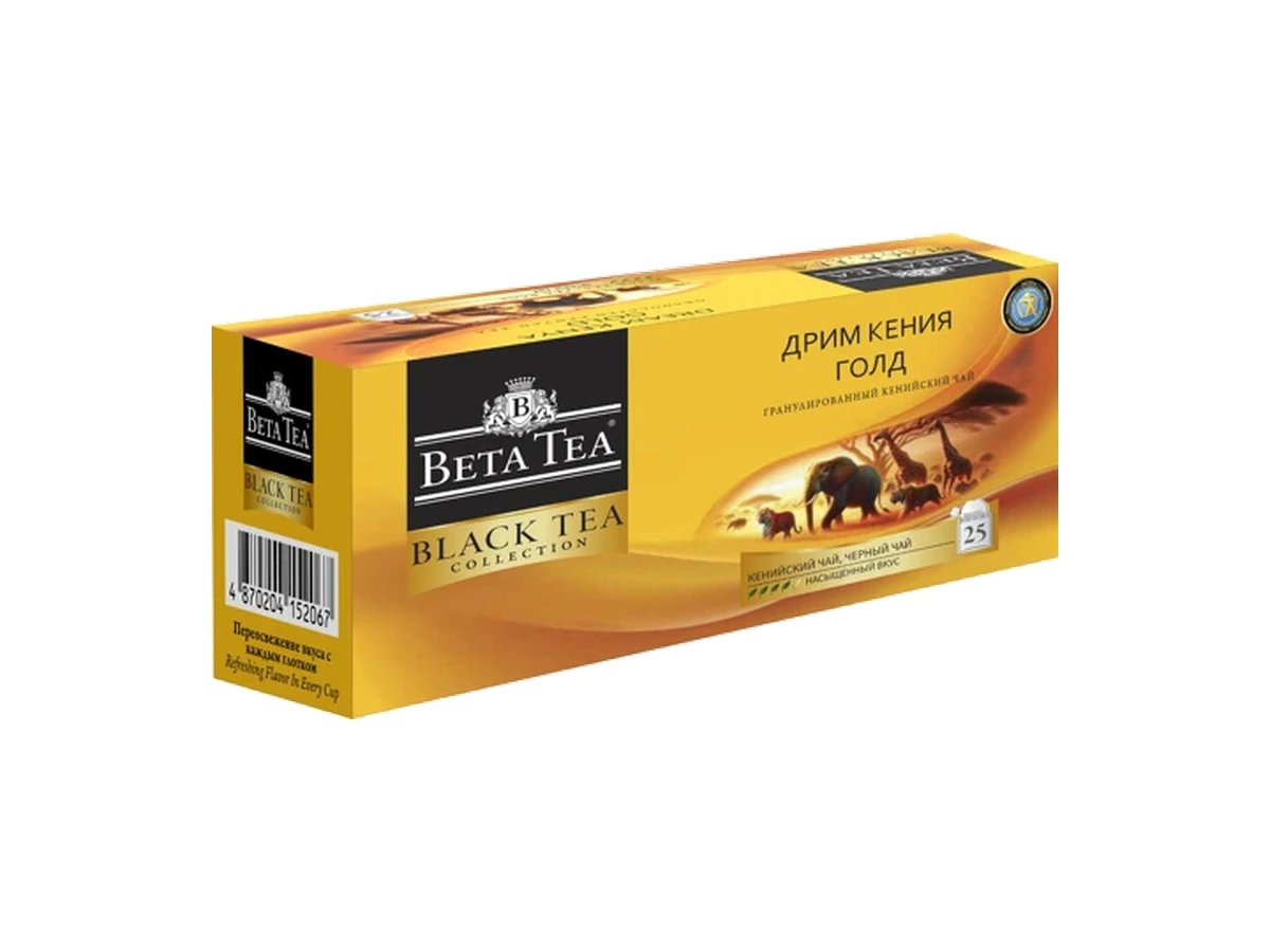 BETA DREAM KENYA GOLD TEA BAGS 25*1.8 GR (БЕТА ДРИМ КЕНИЯ ГОЛД