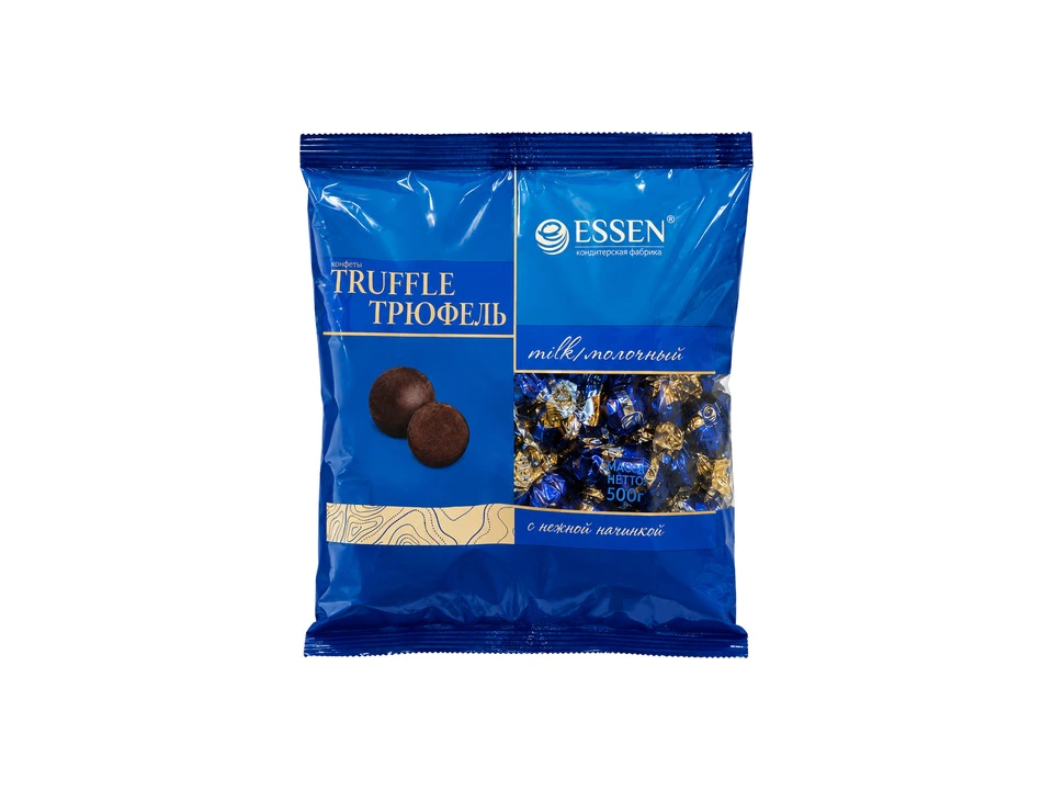 Конфеты TRUFFLE MILK/ТРЮФЕЛЬ МОЛОЧНЫЙ Пакет 500 г