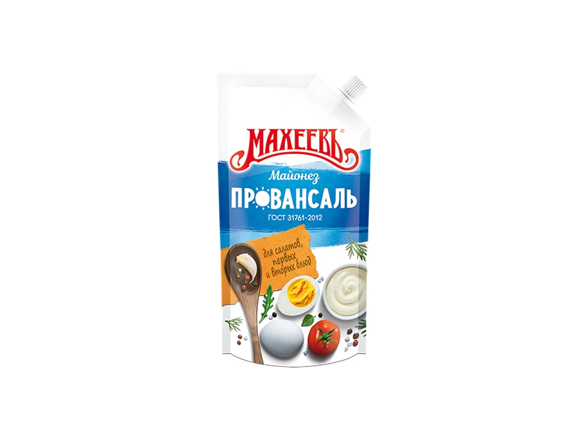 Майонез Махеевъ"Провансаль" 50,5% жирн. ДОЙ-ПАК с дозатором 190 г