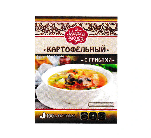 "Марка Вкуса" Суп картофельный с грибами 50 гр по 70 шт в ящ