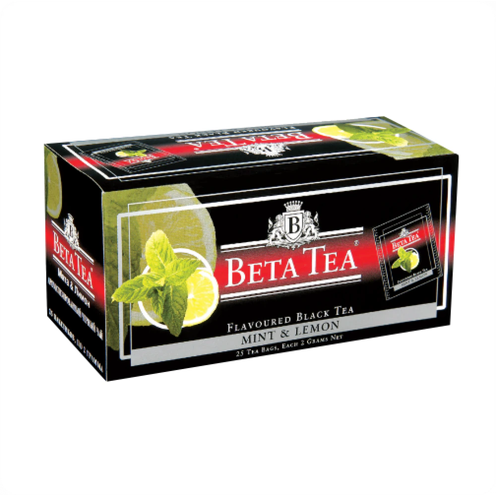 BETA MINT&LEMON TEA BAGS (25+5)*2 GR. (БЕТА МЯТА ЛИМОН ПАКЕТ.(25+5)*2 ГР)