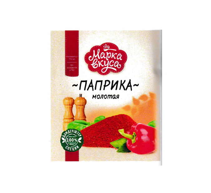 Паприка молотая Декор, по 1 кг "Марка Вкуса"