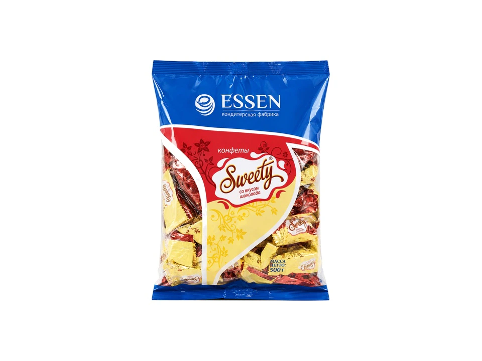 Конфеты "SWEETY" со вкусом шоколада Пакет 500 г