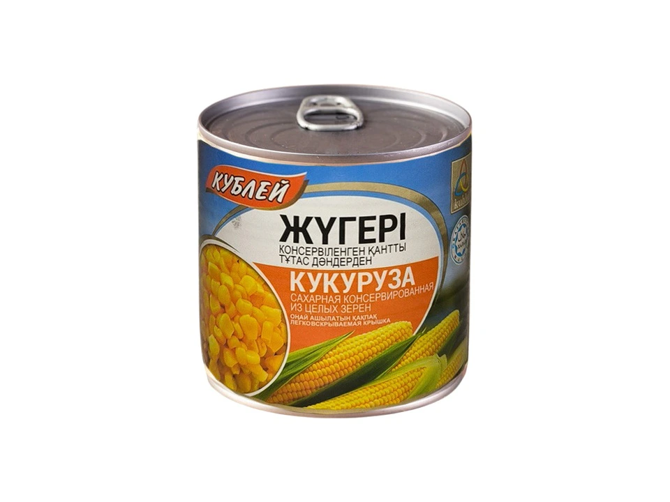 Кукуруза сахарная консервированная из целых зерен 0,340 кг