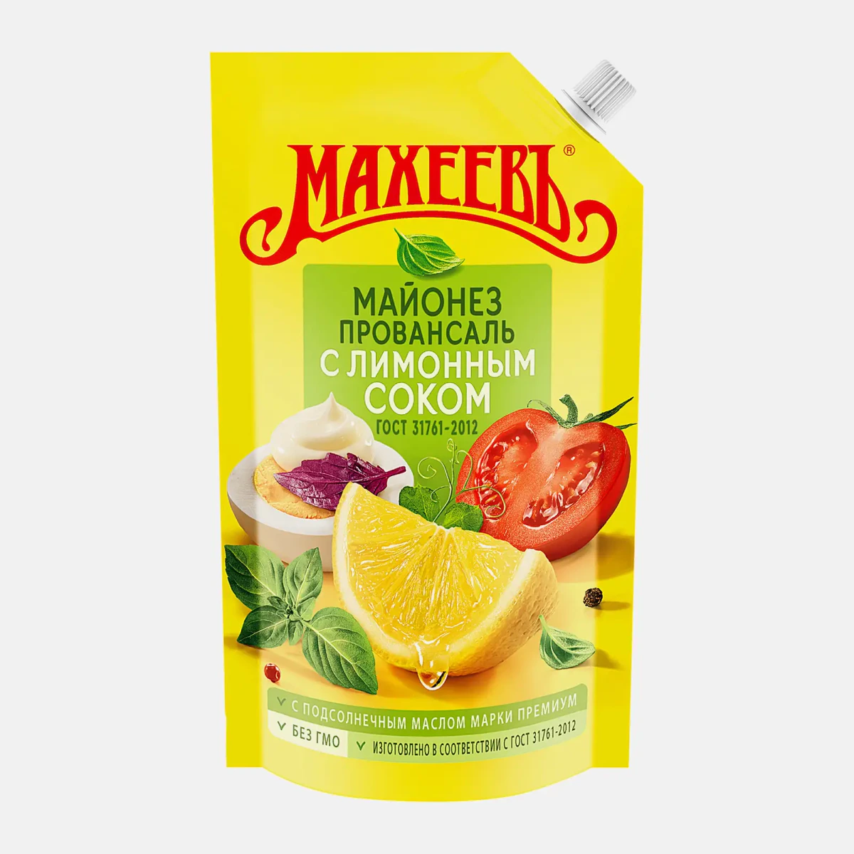 Майонез Махеевъ "Провансаль с лимонным соком" 67% жирн. ДОЙ-ПАК с дозатором