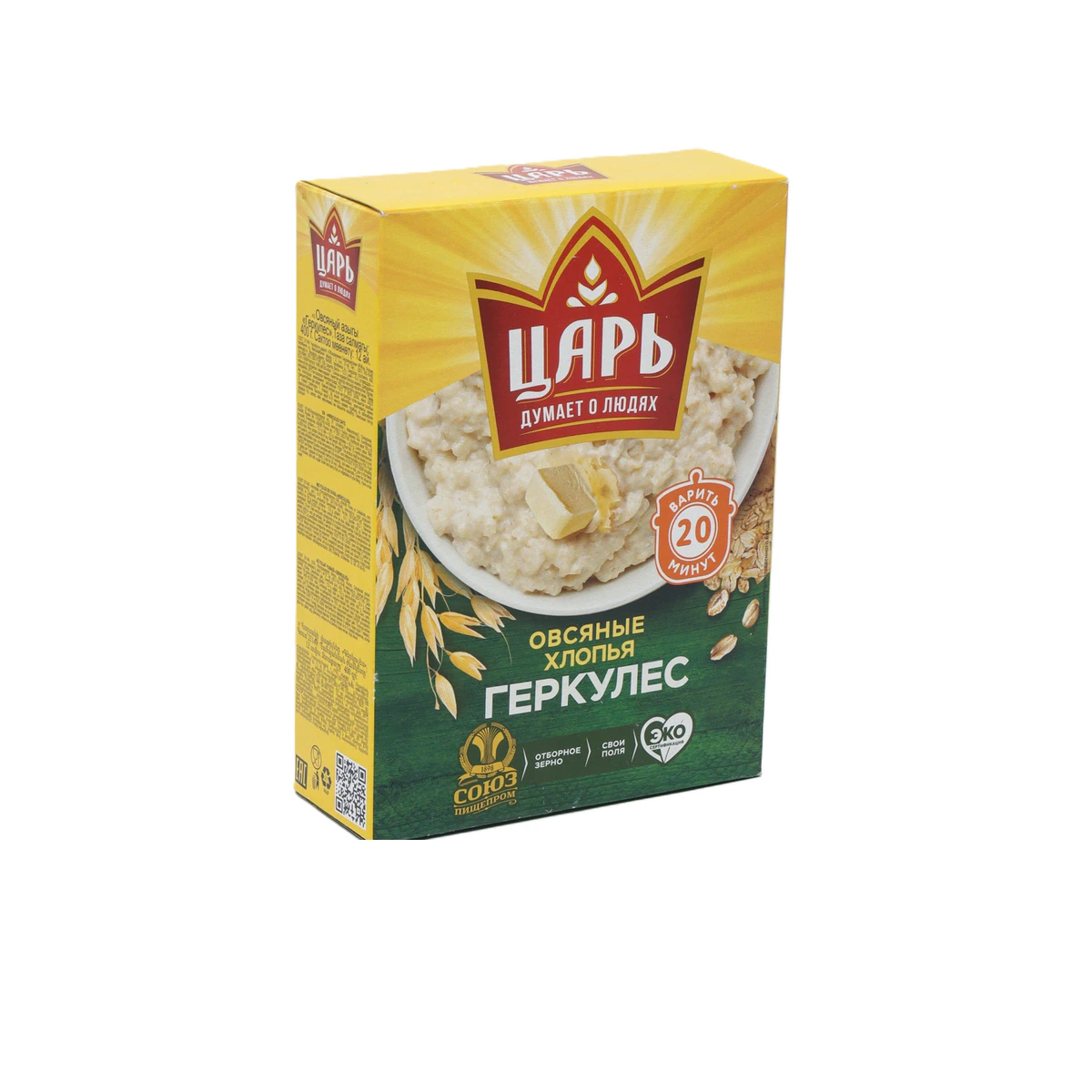 Крупа овсяная "Царь" гфр-6КОР-( 400г) 2,4кг