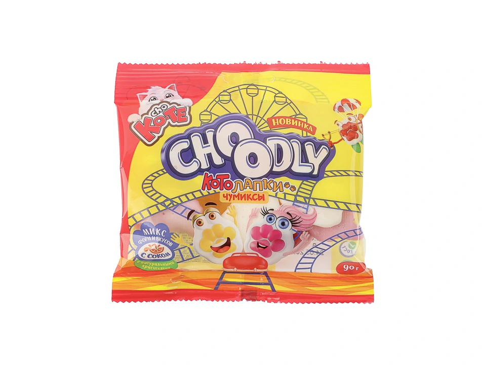 CHOODLY® CHO KO-TE® Котолапки® Мармелад жевательный Пакет 90 г