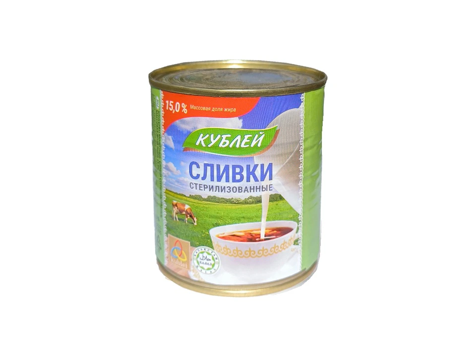 Сливки стерилизованные 0,300 кг