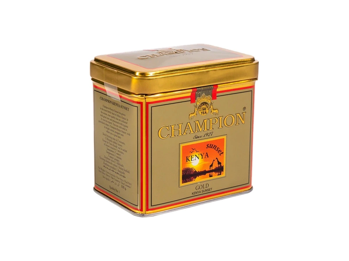CHAMPION KENYA SUNSET TEA TENEKE KUTU 100 GR (Чай ЧЕМПИОН ЗАКАТ КЕНИИ 100